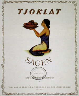 Iklan Coklat pada jaman penjajahan Belanda di Indonesia
