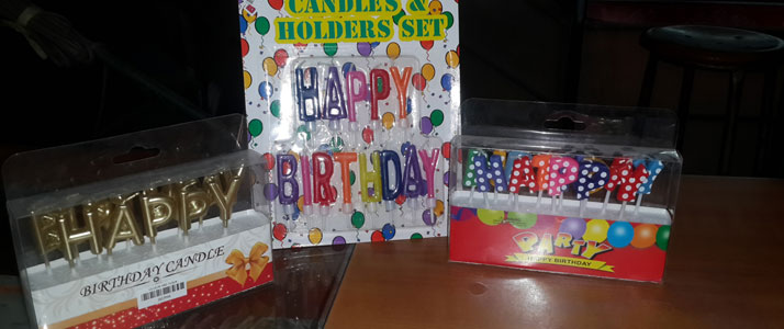 Lilin Happy Birthday SY