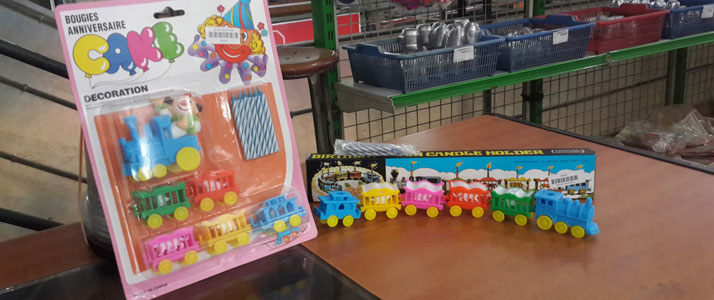 Lilin Kereta Badut SY