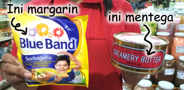 Mengenal margarin, shortening, mentega dan korsvet