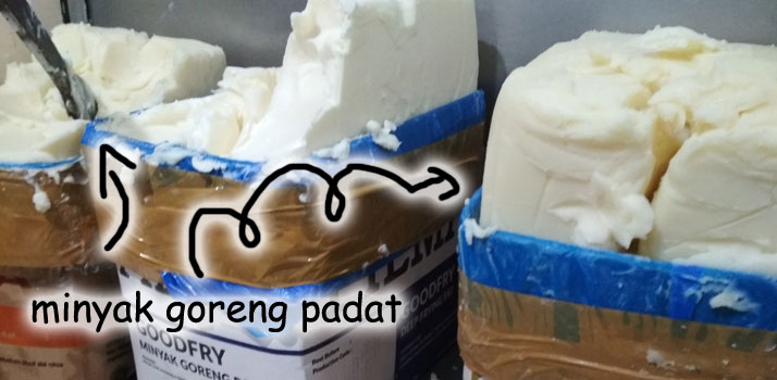 Minyak goreng padat di Sinar Yong