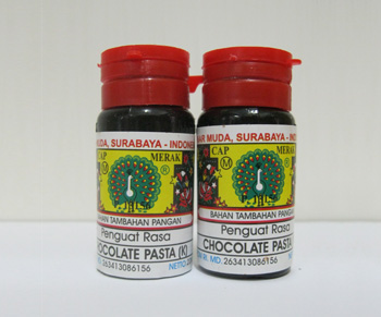 Coklat pasta merak